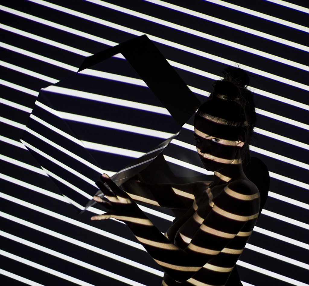 Black shape of light Black shape of light